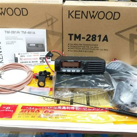 Jual Rig Kenwood Tm Radio Rig Kenwood Paket Full Set Antena Mobil