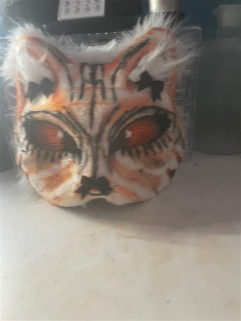 Therian Mask Premade Orange Tabby Cat Etsy