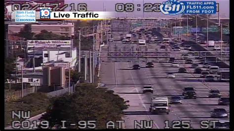 Crash On I 95 Sb And Nw 125th St Traffic Miami