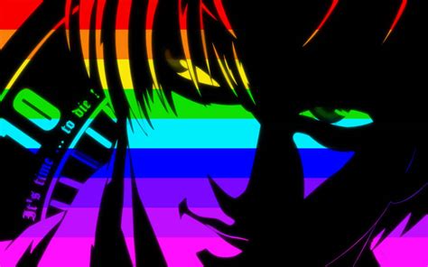 Rainbow Light Yagami Wallpaper By Sserenitytheotaku On Deviantart