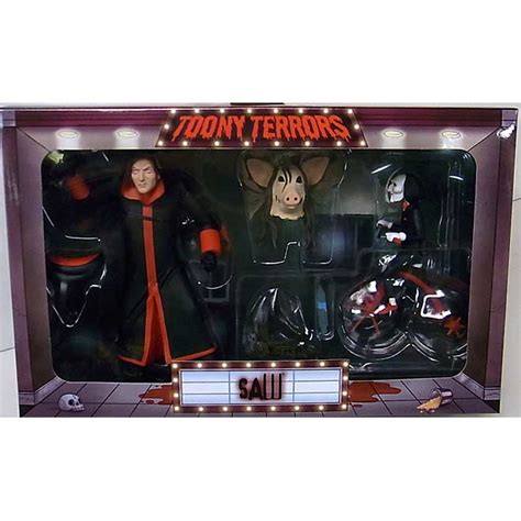 ASTRO ZOMBIES NECA TOONY TERRORS SAW JIGSAW KILLER WITH BILLY BOXED SET