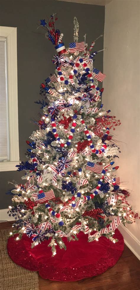 Patriotic Christmas Tree Patriotic Christmas Tree Patriotic