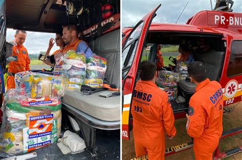 Bombeiros entregam cestas básicas para mais de 900 famílias de José