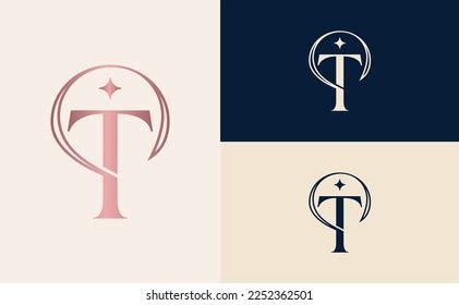 Elegant Minimalist Beauty Logo Cosmetic Letter Stock Vector Royalty