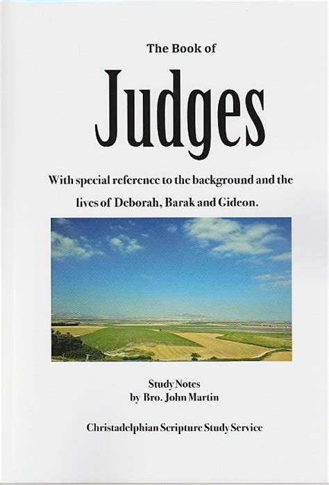 Books by Christadelphians :: The Book of Judges