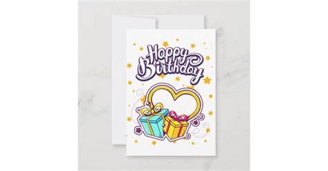 Wishing Birthday Thank You Card | Zazzle