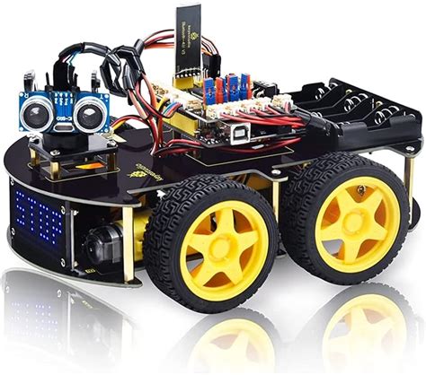 Keyestudio Wd Robot Car Starter Kit Per Arduino R Bluetooth Ir