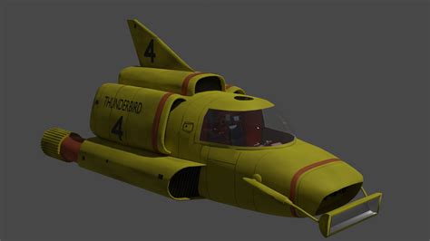 Thunderbird 4 3D model - TurboSquid 1983180