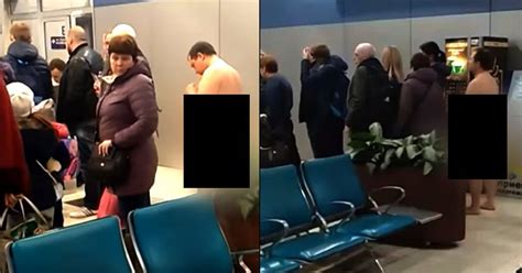 This Man In Moscow Tried Boarding A Flight Naked Because Clothes Make