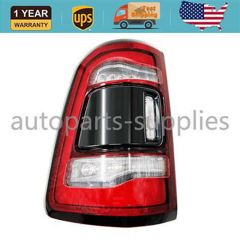 68262533AH Rear Left LED Tail Light Lamp W Blind Spot For 2019 2022 Ram