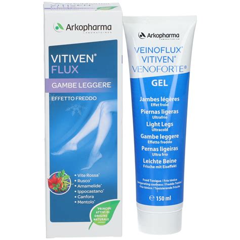 Arkopharma Vitiven Flux Gel Gambe Leggere Effetto Freddo 150 Ml Redcare