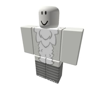 Transparent White Fluff Fursuit W Stripes Roblox