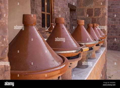 Tagine Cooking Pots In The High Atlas Mountains In Morocco Stock Photo