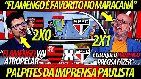 Flamengo No Maracan Favorito Contra O S O Paulo Veja Os Palpites