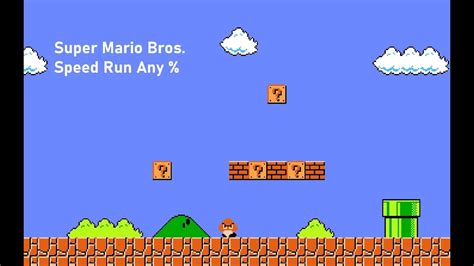 Super Mario Bros Any Speedrun 6 57 Nuevo Record Personal Youtube