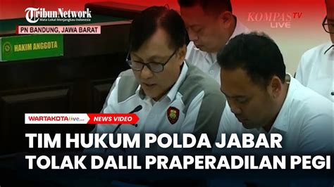 BREAKING NEWS Tim Hukum Polda Jabar Menolak Dengan Tegas Dalil Dalil