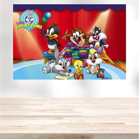 Painel De Festa Grande Baby Looney Tunes Lona X M