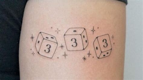 25 Ultimate Dice Tattoos That'll Make You Feel Like A Winner