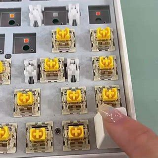 Pcs Lubed Mechanical Keyboard Switch Pins Pom Hot Swapping Mx Switch Silent Switches Rgb Led