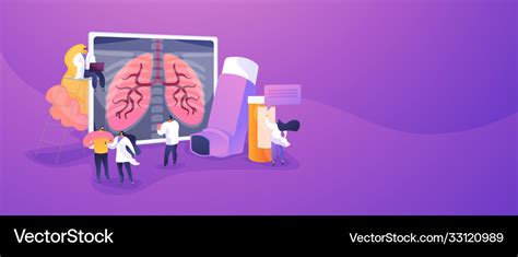 Chronic Obstructive Pulmonary Disease Concept Vector Image