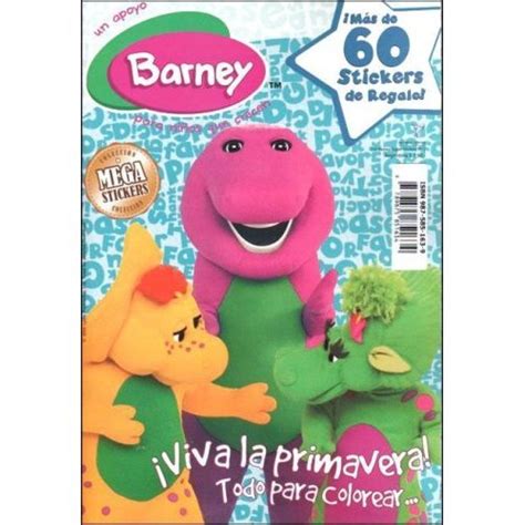 Libro Barney Viva La Primavera C60 Sticke Pegatinas Isbn