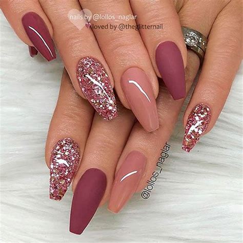 120 Best Coffin Nails Ideas For 2023 Stylish Belles Mauve Nails