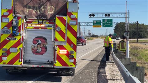 Driver Crawls To Safety After Pickup Veers Off Highway 73 And Lands On