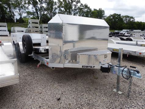 2024 Aluma Tandem Axle Trailers 8218 Tilt Knapheide Trailers