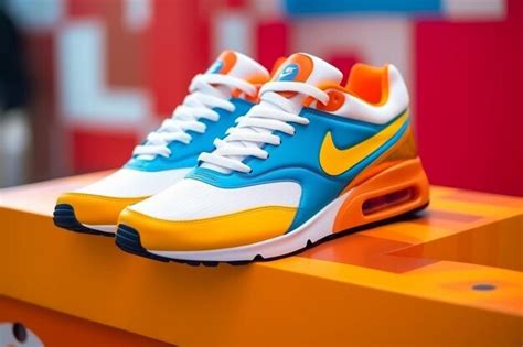 Premium Ai Image New Beautiful Colorful And Nice Nike Air Max Running