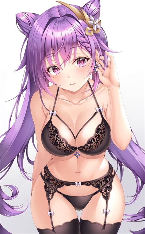 Keqing In Lingerie