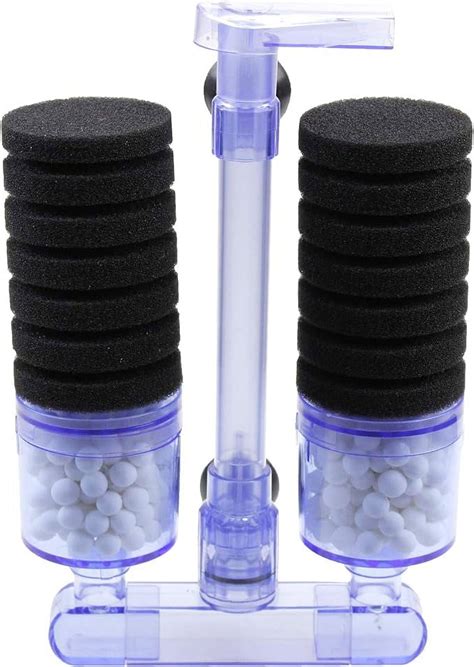 Aquaneat Double Bio Sponge Filter Quiet Aquarium Filter With Ceramic