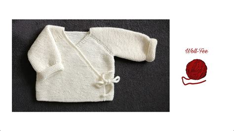 Babyjacke Wickeljacke Gr 62 68 Schritt für Schritt Anleitung