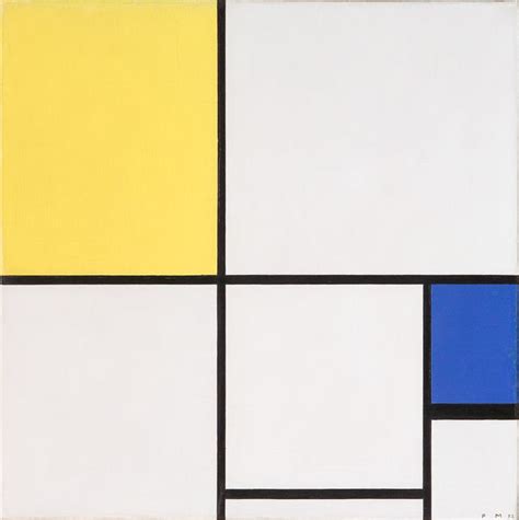 Piet Mondrian Composition With Red Blue And Yellow 1921 Komposition Mit