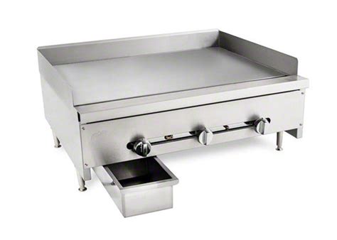 Commercial Stainless Steel Gas Griddle Flat Surface Gas Range Griddle For Indoor