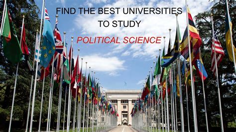 Find The Best Universities To Study Political Science YouTube