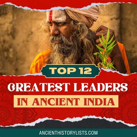 Top 12 Greatest Leaders in Ancient India - Ancient History Lists