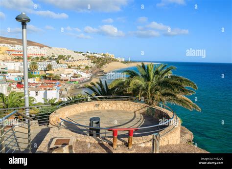 Viewpoint And Morro Jable Town On Coast Of Jandia Peninsula