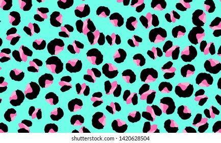 Leopard Skin Seamless Set Patterns Fashion Stock Vector (Royalty Free ...