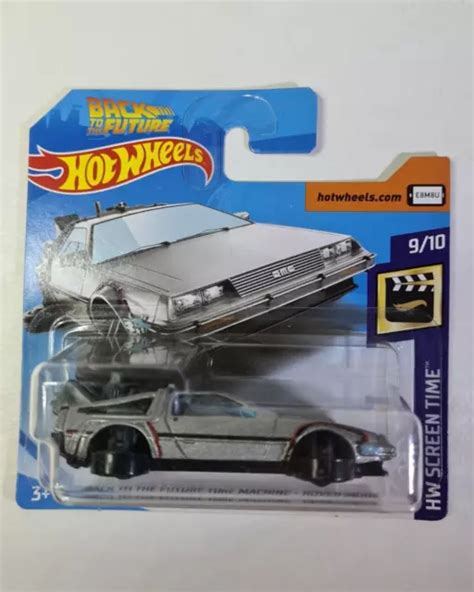 HOT WHEELS BACK To The Future Time Machine Delorean HW Screen Time 2023