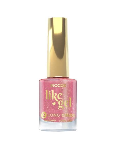 Verniz Like Gel Nude Rosa Cintilante Inocos A Minha Coisa Favorita