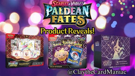 New Shiny Pokemon Card Set Paldean Fates Etb Preorder Product