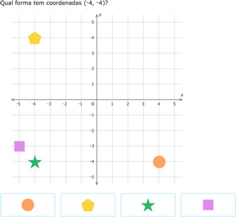 IXL Objetos Em Um Plano De Coordenadas Todos Os Quatro Quadrantes