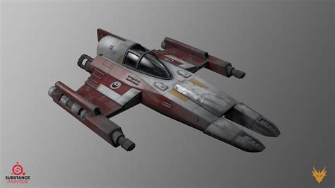 "New Republic Jedi Starfighter" by Ben Halligan (ArtStation) : r ...