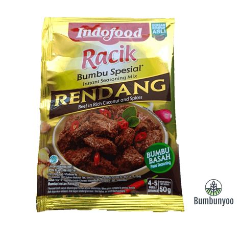 Jual Indofood Bumbu Instan Rendang Gram Bumbu Masak Instan