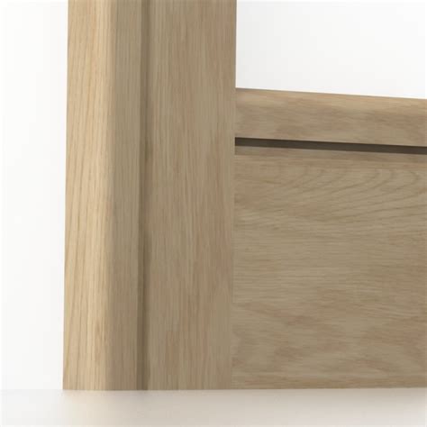 Solid Oak Bullnose Single Edge Architrave Sets From Loveskirting Co Uk