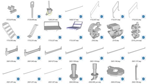 Layher Allround Sketchup Scaffolding Components Copy