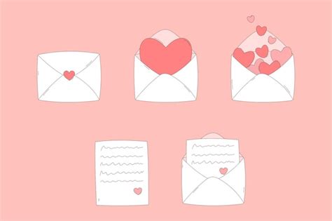 Cartas De Amor Para Decora O De Dia Dos Namorados Envelope Branco