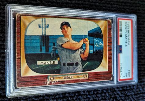 Bowman Mickey Mantle New York Yankees Hof Psa Pr Ebay