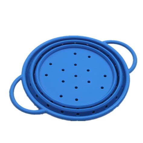 8 Inch Silicone Material Silicone Collapsible Colander