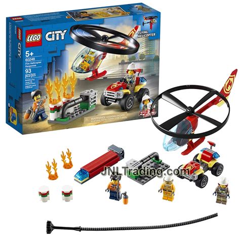 Year 2020 Lego City Series Set #60248 - FIRE HELICOPTER RESPONSE with ...